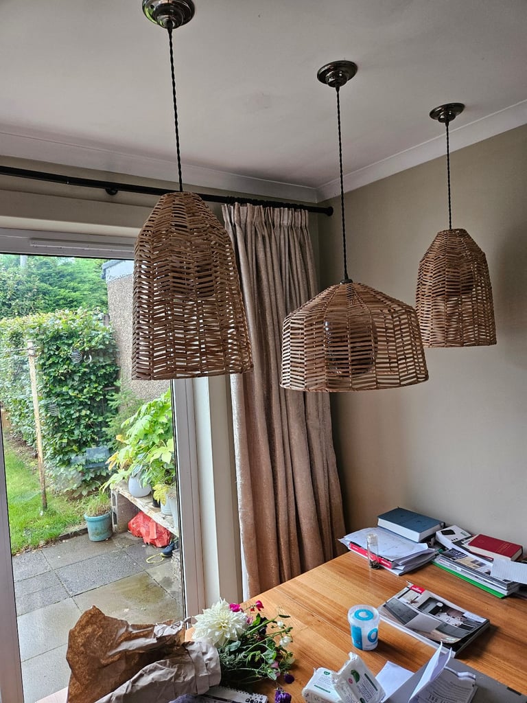 pendant light set wall ceiling dining 