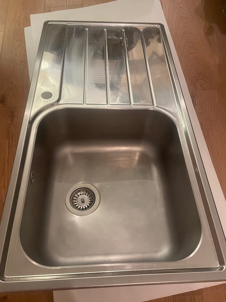 image for Rangemaster Oakland 1-Bowl Stainless Steel Sink – Excellent Condition (Barely Used!)