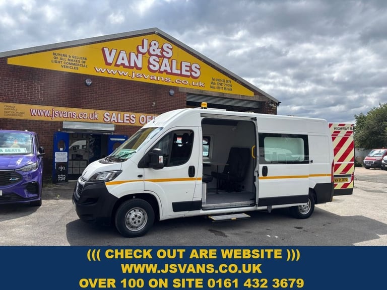 2021 21 PEUGEOT BOXER 2.2 BLUEHDI 335 PROFESSIONAL WELFARE UNIT MINIBUS L3 H2 EU