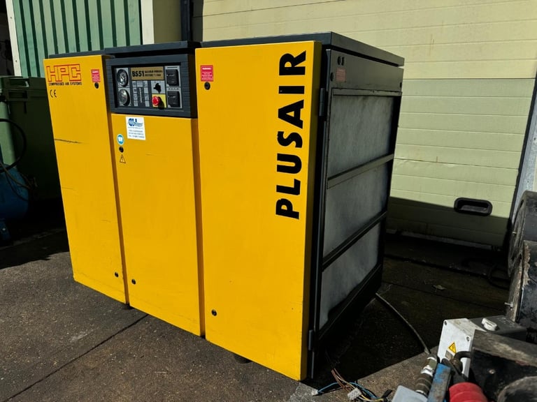 HPC Plusair BS51 Air Compressor 30kW 7.5 Bar