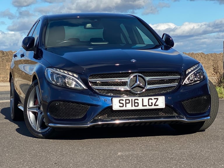 2016 Mercedes-Benz C Class C220d AMG Line Auto 4dr - £35 Road Tax &amp; Sat Nav &amp; Heated Seat...