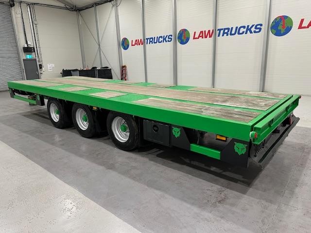 JPM Tri Axle Flatbed Drawbar Trailer
