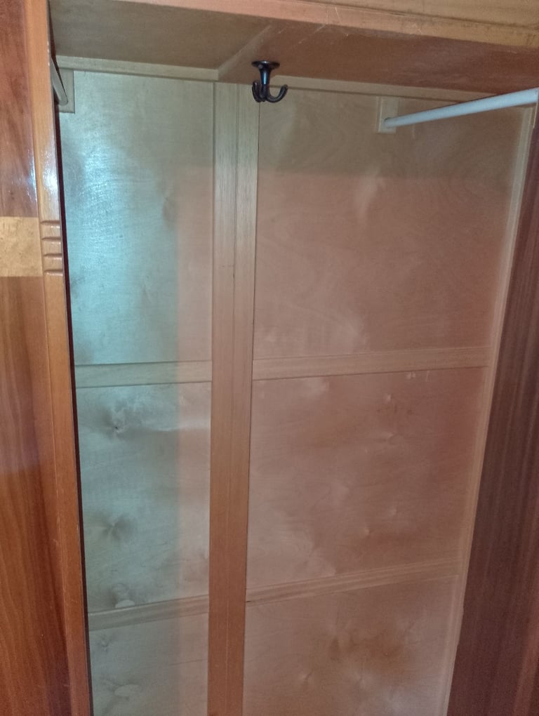 2 Vintage Wardrobes and 1 Dressing Table Set