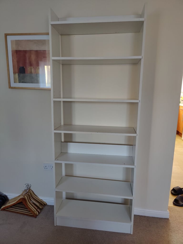 image for White Bookshelf/Storage Unit