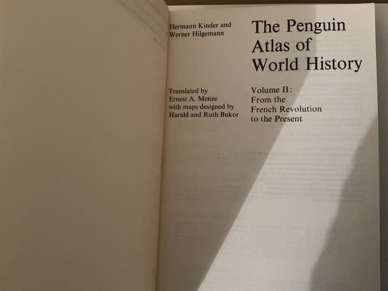 PENGUIN. ATLAS OF THE WORLD HISTORY. 