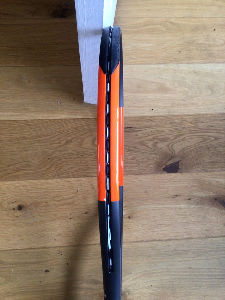 Wilson Burn 100 V2 Tennis Racket. Grip 2. Fresh Luxilon Restring 