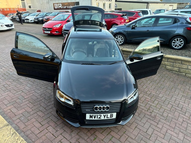  Audi A3 2.0 TFSI Black Edition S Tronic quattro Euro 5 3dr Petrol Automatic