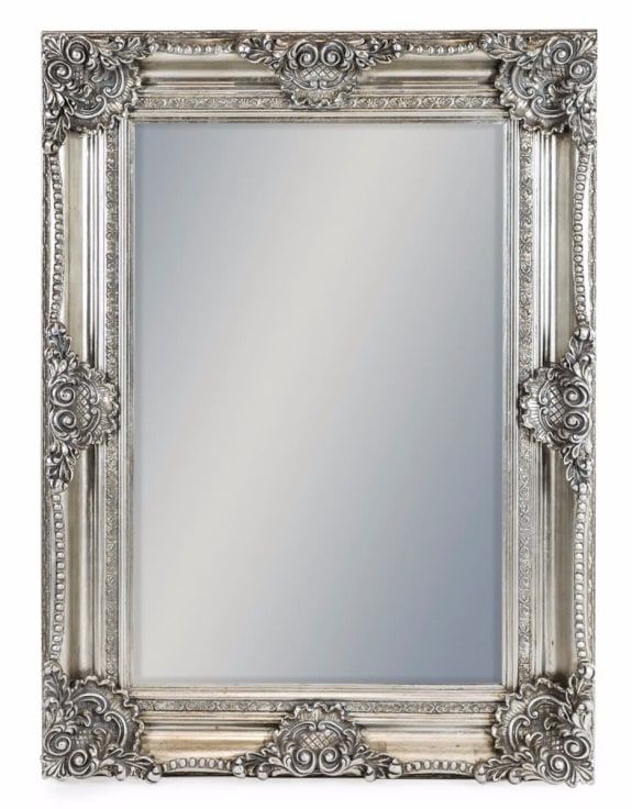 image for  Silver Rectangular Classic Mirror