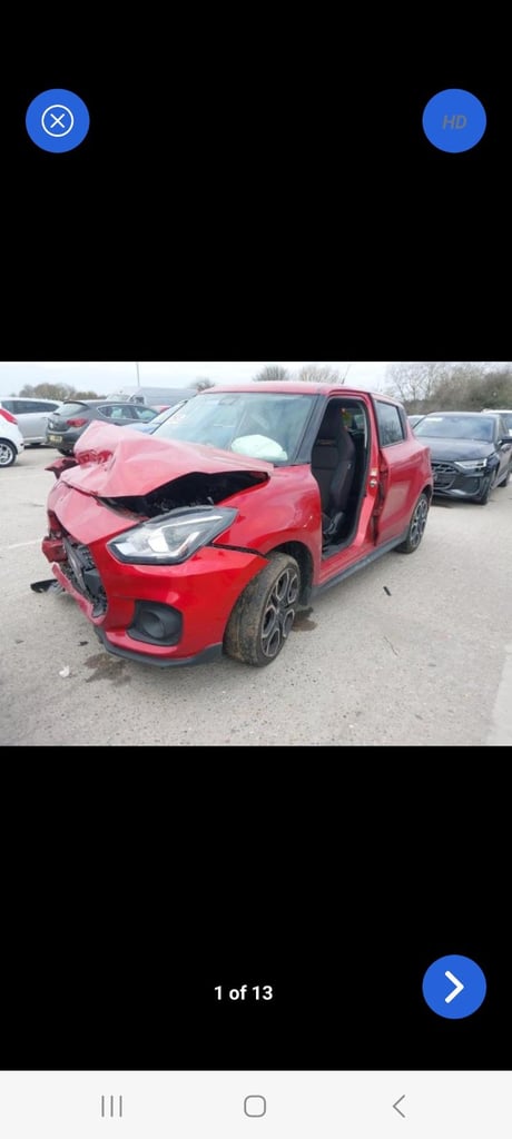 Suzuki swift sport 2023 breaking 