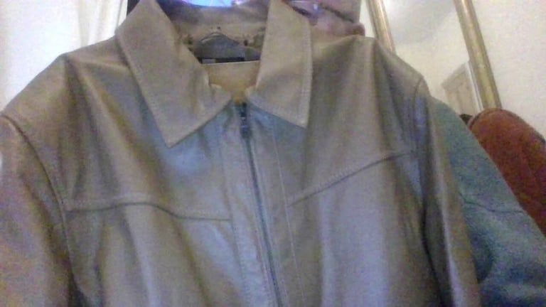 image for leather jacket size 42"chest