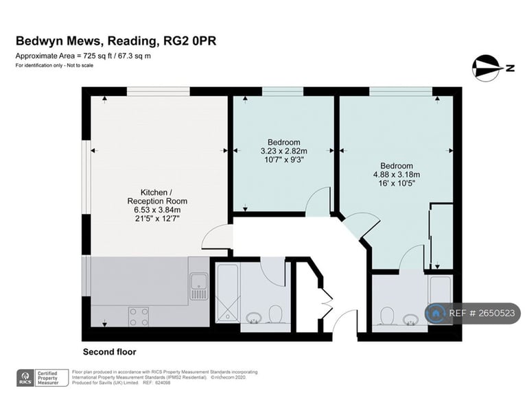 2 bedroom flat in Osprey House, Reading, RG2 (2 bed) (#2650523)