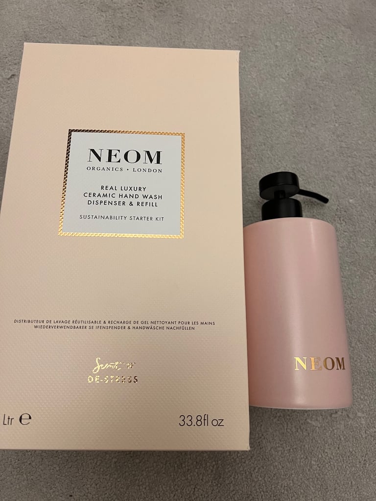NEOM Pair Of CERAMIC HAND WASH DISPENSER NEW & UNUSED With Original Box