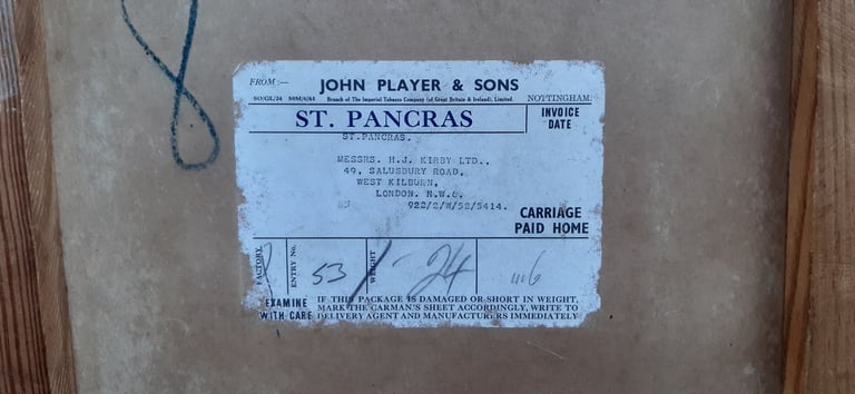PLAYERS NAVY CUT PACKING CRATE