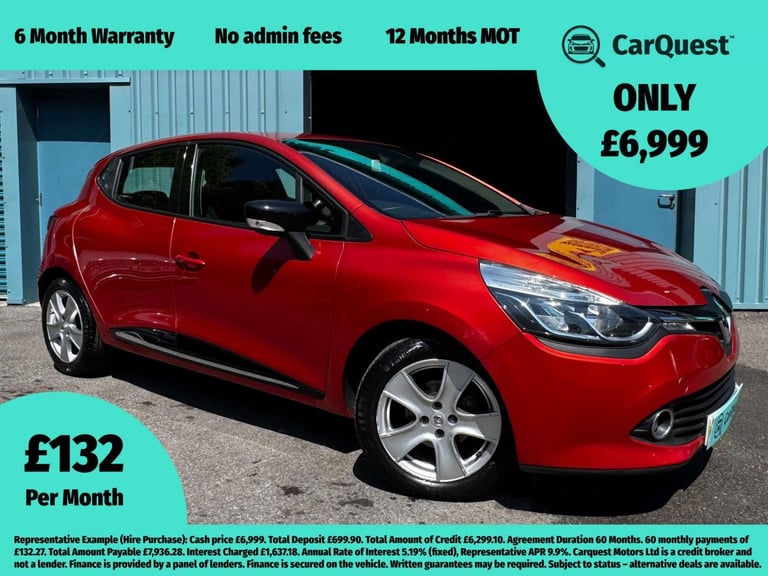 2016 Renault Clio 1.2 16V Dynamique Nav 5dr HATCHBACK PETROL Manual
