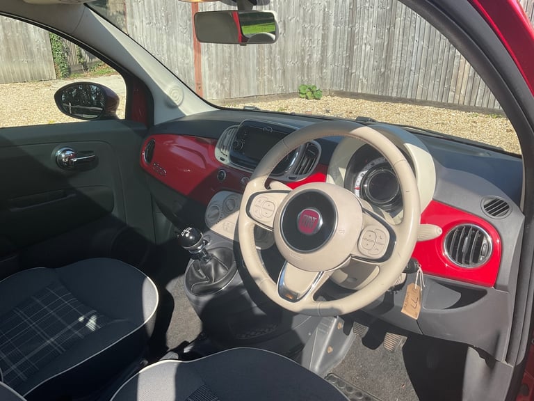 2015 Fiat 500 1.2 Lounge 3dr HATCHBACK Petrol Manual
