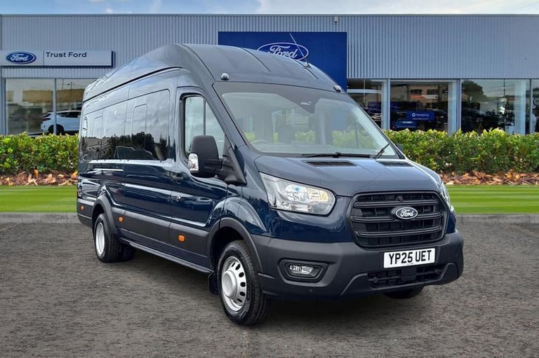 2025 Ford Transit 460 Leader L4 H3 ELWB High Roof 17 Seater Minibus RWD 2.0 EcoBlue 165ps, AI Min...