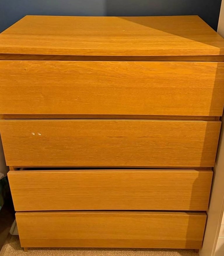 Ikea malm chest of 4 drawers