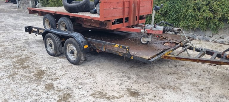 2001 land rover discovery td5  and transporter trailer 