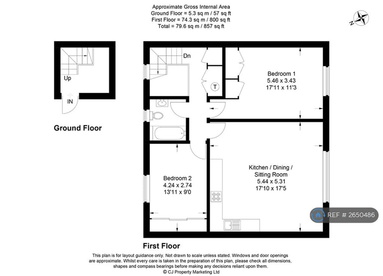 2 bedroom flat in Wedgwood Road, Bicester, OX26 (2 bed) (#2650486)