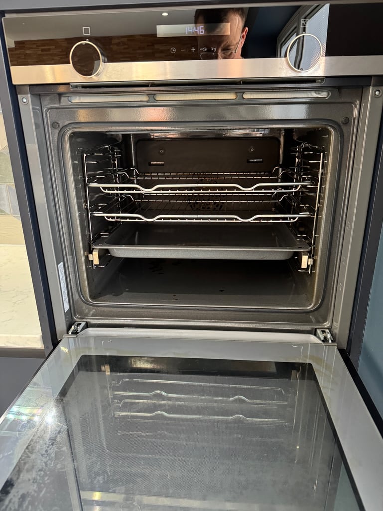 Large Matt Navy Kitchen Units + Appliances