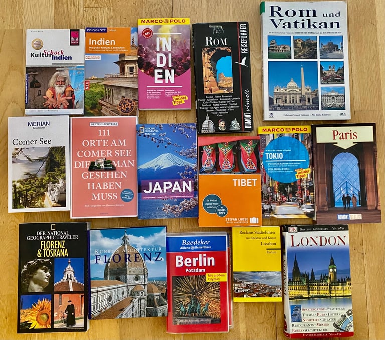 For free: 16 (!!) travel guides in German - Deutsche Reisefuehrer for free