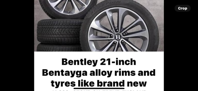 Bentley Bentayga 21” & Gt 21” WHEELS & TYRES 