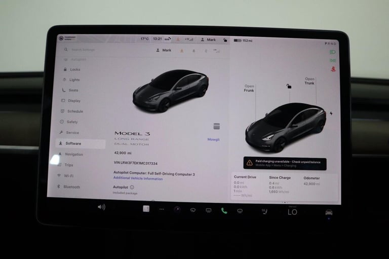 2021 Tesla Model 3 (Dual Motor) Long Range Auto 4WDE 4dr Saloon ELECTRIC Automatic