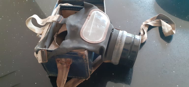 WW2 Gas Mask In Box