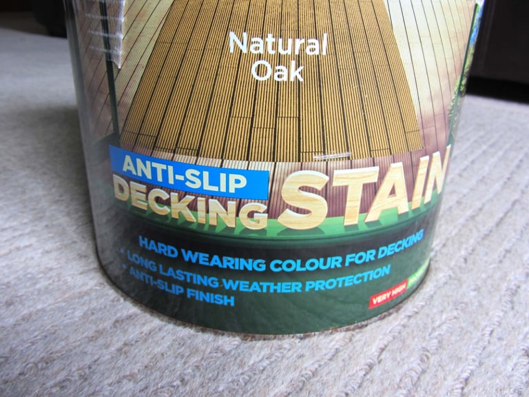CUPRINOL - ANTI-SLIP DECKING / FENCE Stain Paint – 5 Litres – Wood Preservative RRP £40 NEW