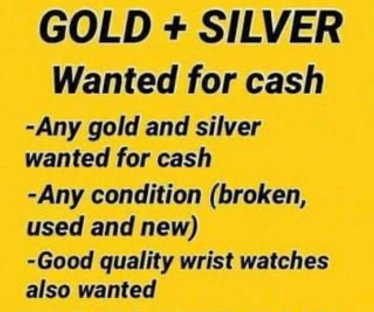 image for Gold & Silver WANTED - Necklace Chains Rings Bracelet etc 