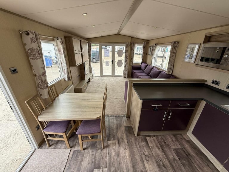 2 Bed Static Caravan - DG, CH, French Doors, Ensuite - Offsite Sale for Own Land
