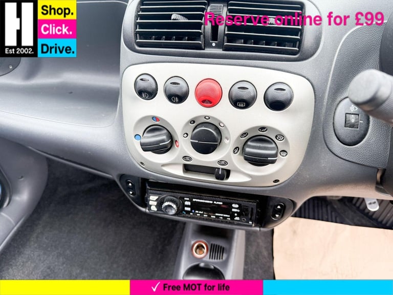 2003 Fiat Seicento 1.1 Sporting 3dr HATCHBACK Petrol Manual