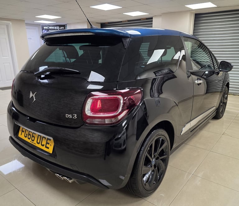 DS AUTOMOBILES DS 3 1.6 BlueHDi Prestige Black Manual WARRANTY 12 MONTHS MOT