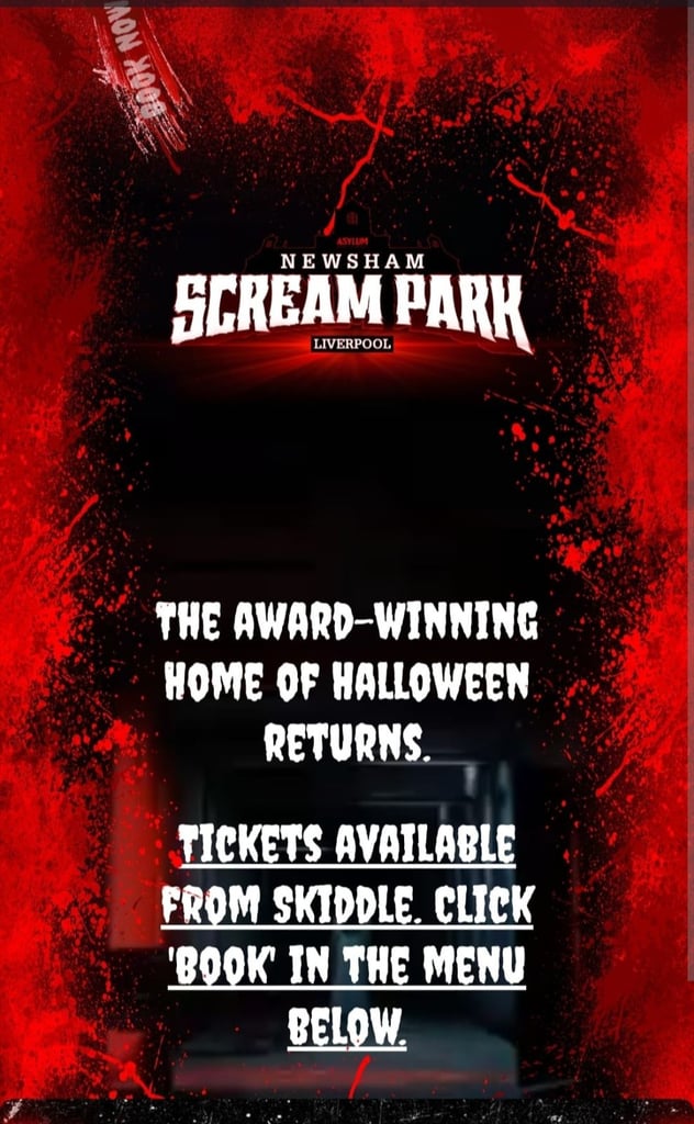 Newsham Scream Park Event Tickets x 3