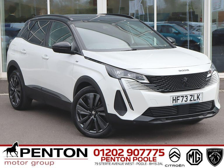 2023 Peugeot 3008 1.2 PureTech GT EAT Euro 6 (s/s) 5dr HATCHBACK Petrol Automatic