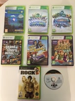 6 Xbox360 games and 2 Xbox games