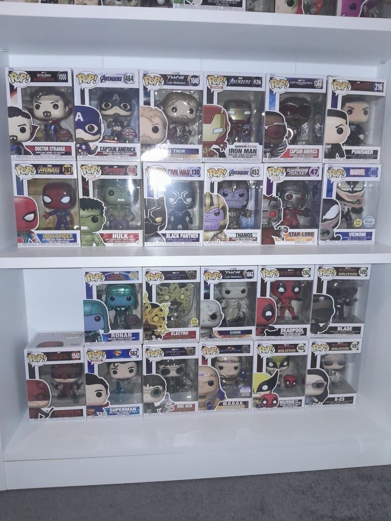 Marvel/dc funko pops 