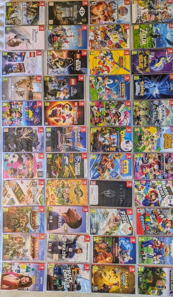 image for 44 Nintendo switch games