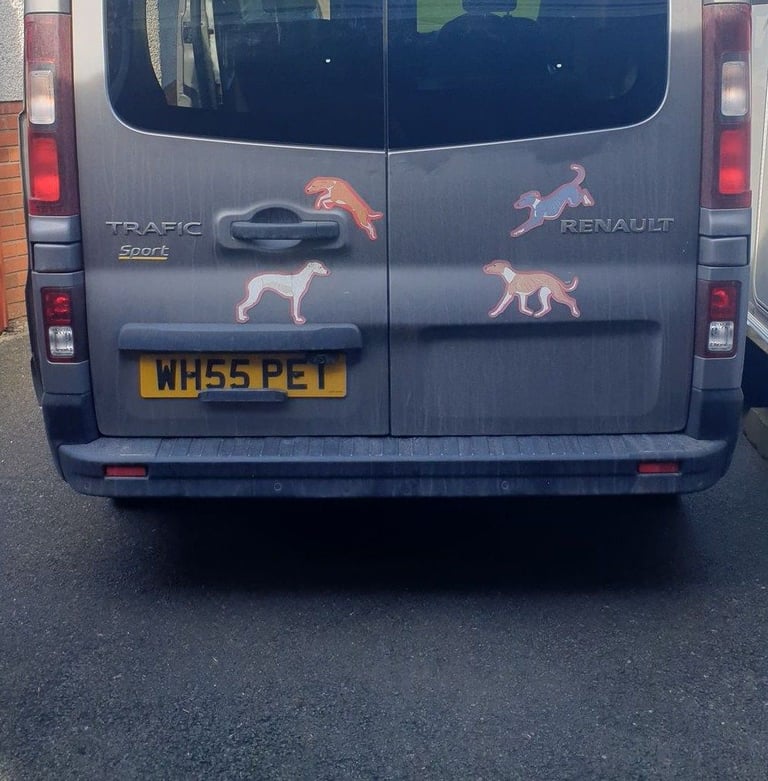 WH55 PET (Whippet) Number Plate