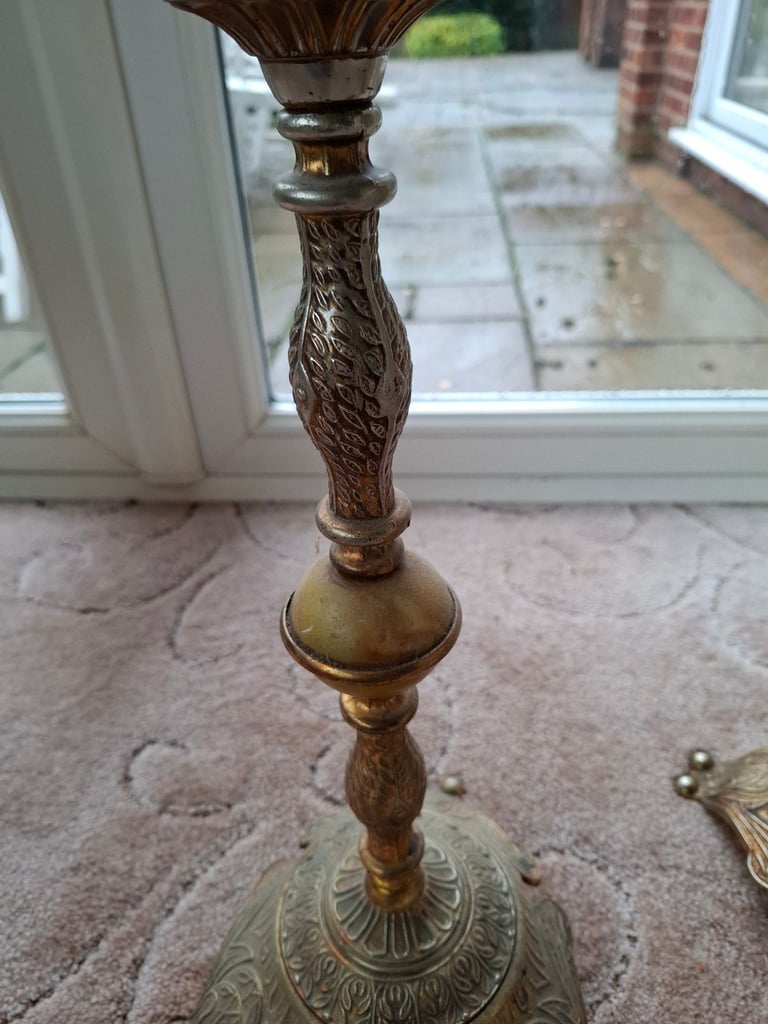 Vintage pair gentlemans club ashtrays / plant stands