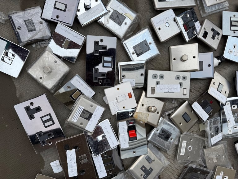  Job lot electric sockets incl shaver sockets