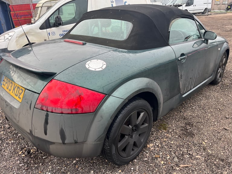 Audi tt mk1 convertible 1.8t 2003 green BREAKING FOR PARTS 
