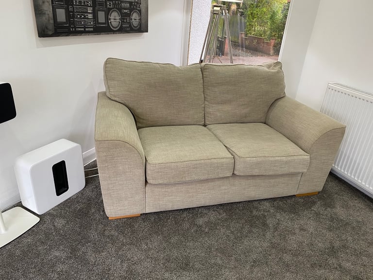 Next 2 seater sofa beige