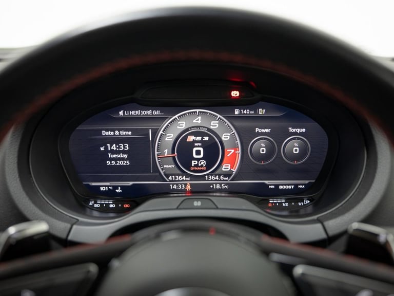 2018 Audi RS3 2.5 TFSI Sportback 5dr Petrol S Tronic quattro Euro 6 (s/s) (400 ps) Hatchback Petr...