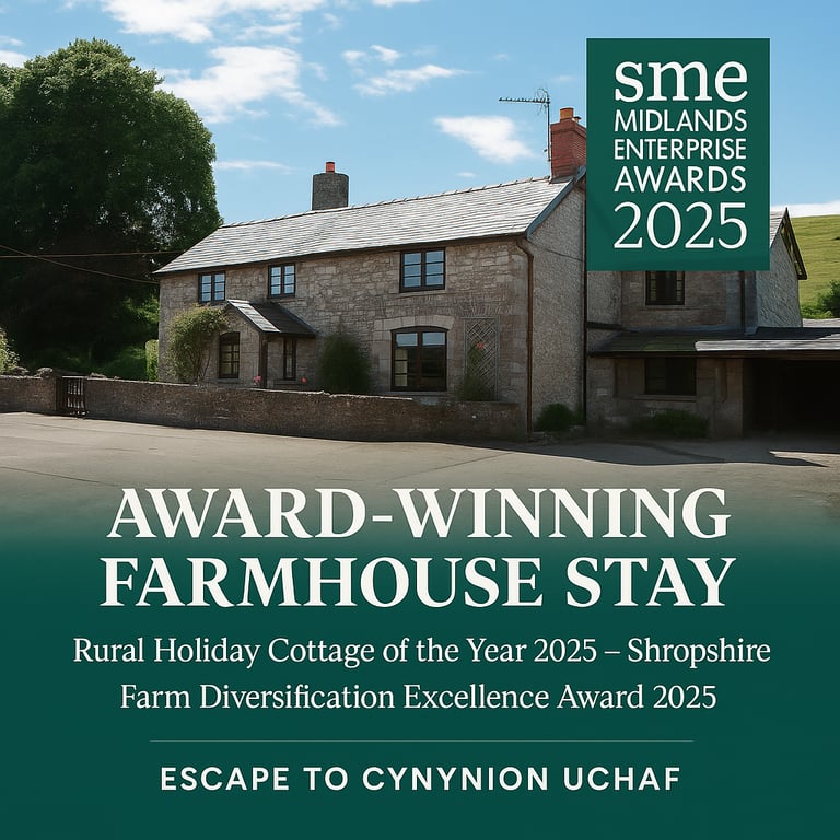 18th Century Farmhouse Self Catering Accommodation - North Shropshire Wales Border