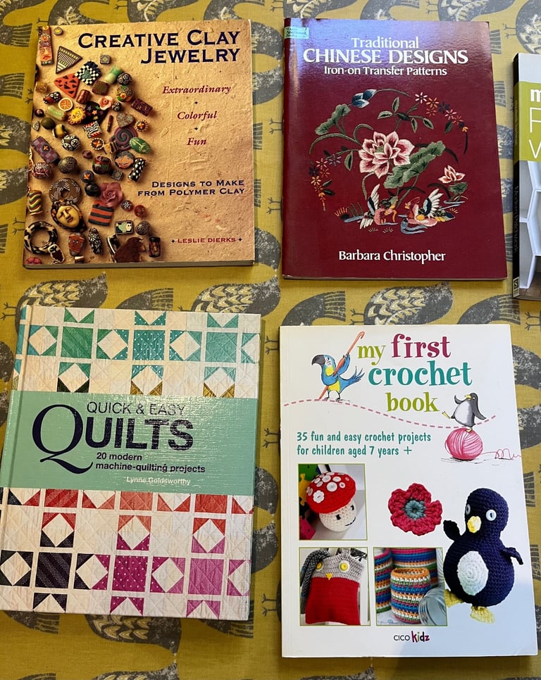 Quilting, Crotchet, Patchwork, Knitting Books