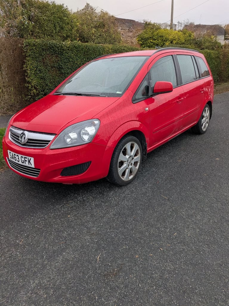 Vauxhall, ZAFIRA, MPV, 2013, Manual, 1598 (cc), 5 doors