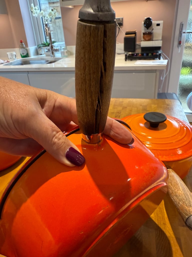 Le Creuset - set of 5 saucepans 