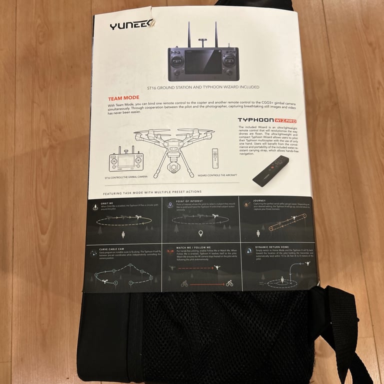 Yuneec Typhoon H Professional Drone- Cinematic 4k -Excellent Condition 