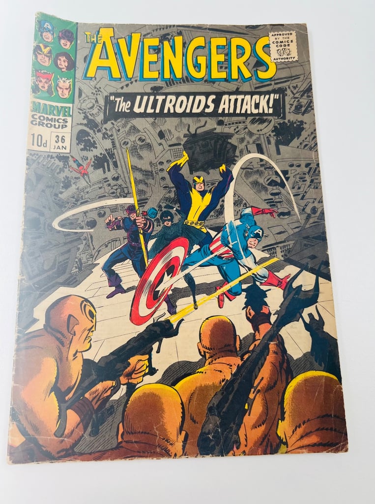 image for Marvel - The Avengers Issue 36 Silver Age Comic (1966)